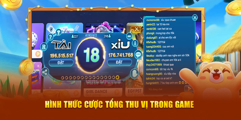 Hình thức cược tổng thú vị trong game